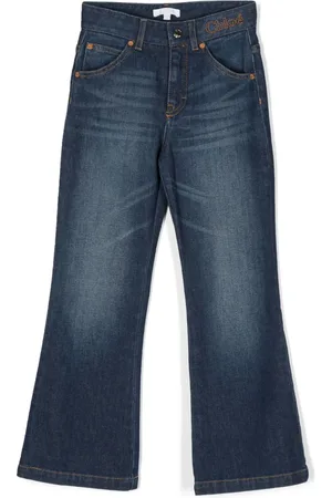 Chloé Jeans con logo bordado