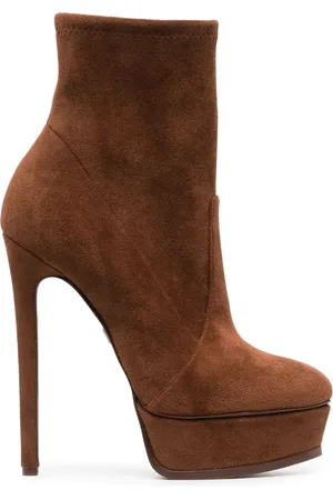 Casadei Botas altas Flora con tacón de 140mm