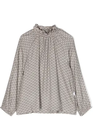 Il gufo Blusa con volantes en el cuello