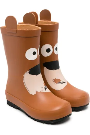 Stella McCartney Botas de lluvia con motivo de oso