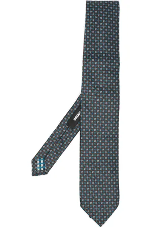Dsquared2 Corbata de seda con bordado floral