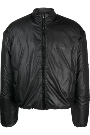44 Label Group Chamarra bomber con logo estampado