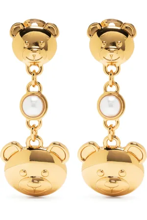 Moschino Aretes con motivo Teddy Bear