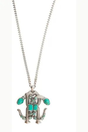Roberto Cavalli Collar con dije Mirror Snake