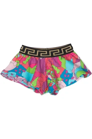 VERSACE Shorts con estampado abstracto