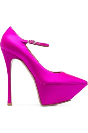 Amina Muaddi Zapatillas Angelica con tacón de 150mm