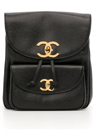 CHANEL Mochila con cierre giratorio CC 1995