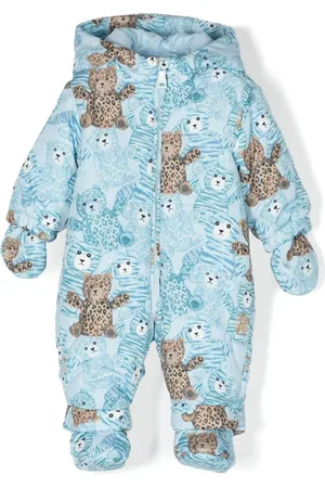 Roberto Cavalli Traje de nieve con motivo Teddy Bear