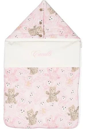 Roberto Cavalli Sleeping bag con estampado gráfico