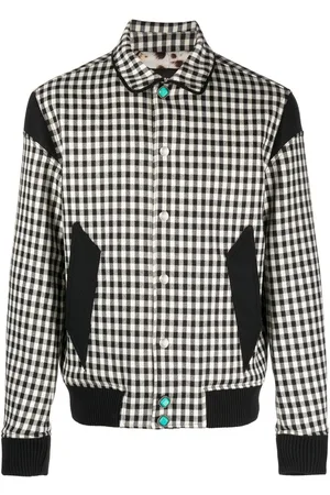 Roberto Cavalli Chamarra con motivo de cuadros gingham