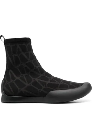 VALENTINO GARAVANI Botas estilo calcetín Toile Iconographe