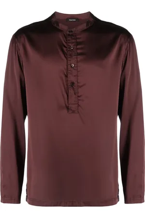 Tom Ford Top de pijama de seda Henley