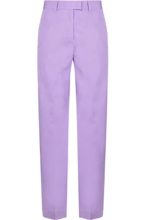 The Attico Pantalones rectos con tiro alto