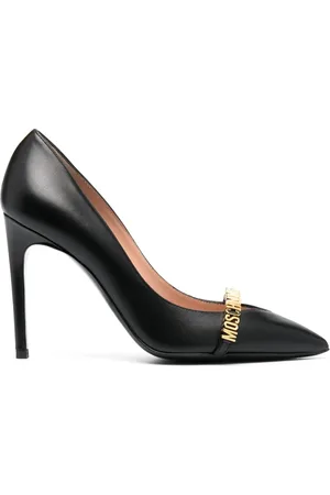 Moschino Zapatillas con letras del logo y tacón de 100mm