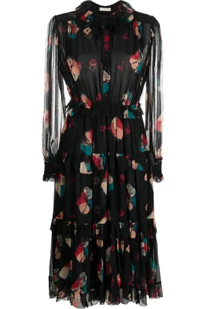 ULLA JOHNSON Vestido midi Reina