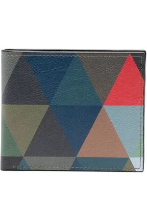 LEATHERSMITH OF LONDON Cartera texturizada con motivo geométrico