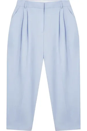 Stella McCartney Pantalones capri con pinzas