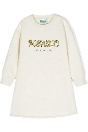 Kenzo Vestido con logo estampado