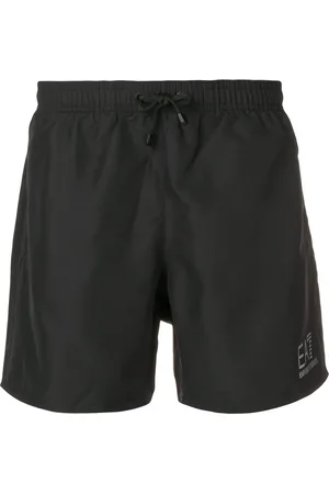 EA7 Shorts de playa con logo estampado