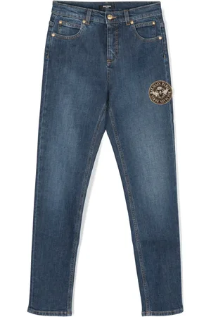 Balmain Jeans rectos con tiro medio