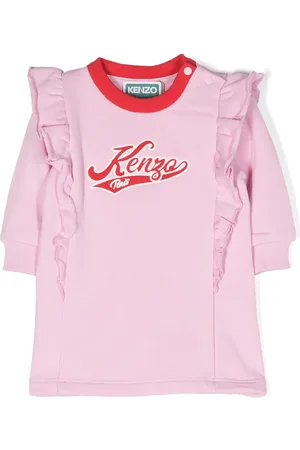 Kenzo Vestido con logo bordado