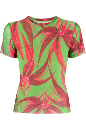 Louisa Ballou Playera con estampado floral