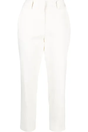 ELEVENTY Pantalones rectos con tiro medio