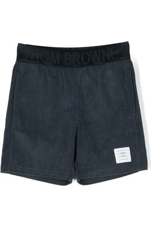 Thom Browne Shorts con panel de pana