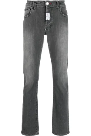 Philipp Plein Jeans slim con parche del logo