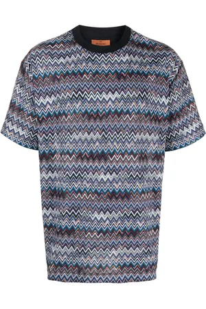 Missoni Playera con motivo en zigzag