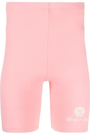 Sporty & Rich Shorts de ciclismo con logo estampado