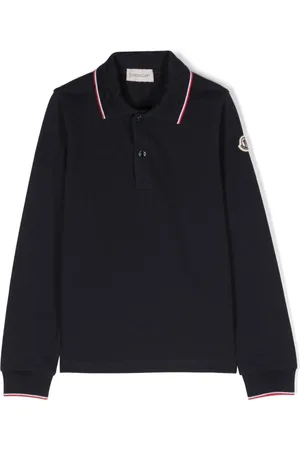 Moncler Playera tipo polo con parche del logo
