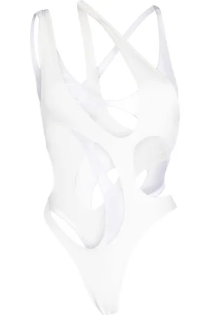 MUGLER Traje de baño con aberturas