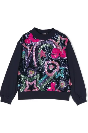 Billieblush Sudadera bordada con lentejuelas