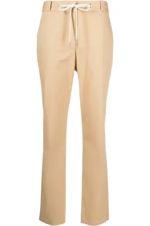 ELEVENTY Pantalones ajustados con cordones en la pretina