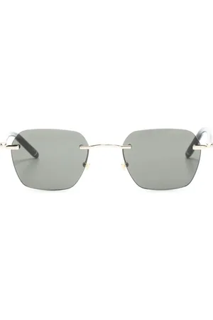 Montblanc Lentes de sol cuadrados sin armazón