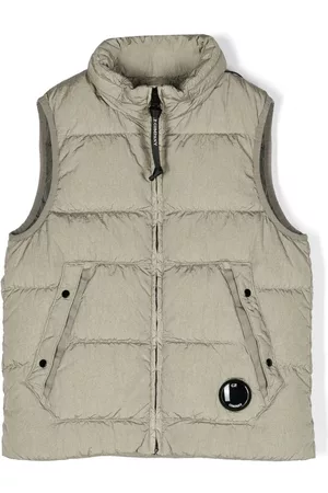 C.P. Company Chaleco capitonado con detalle de lente
