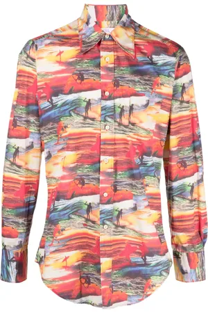 ERL Camisa con logo estampado