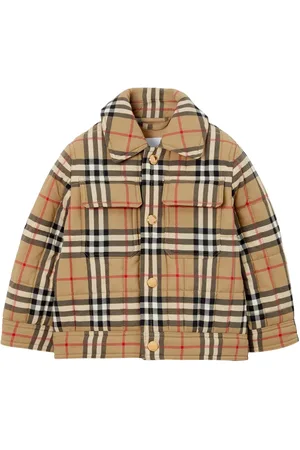 Burberry Chamarra capitonada con motivo Vintage Check