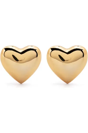 Moschino Aretes en forma de corazón