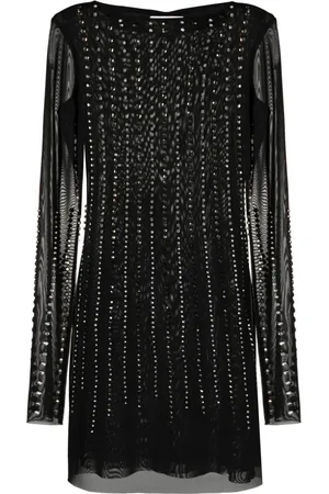 Patrizia Pepe Vestido corto con detalles de cristal