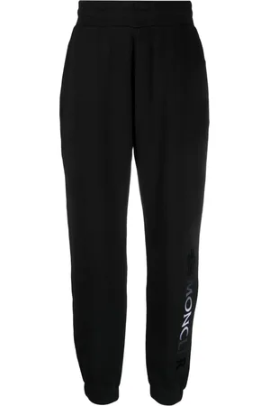 Moncler Pants texturizados con logo estampado