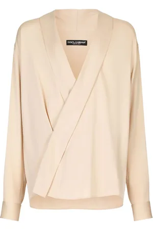 Dolce & Gabbana Camisa manga larga con cuello en V