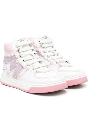 MONNALISA Tenis altos con parche del logo