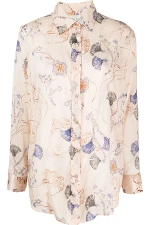 FORTE FORTE Camisa manga larga con estampado gráfico