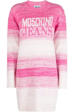 Moschino Suéter con logo en intarsia