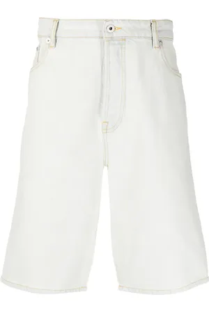 Kenzo Pantalones vaqueros cortos con logo bordado