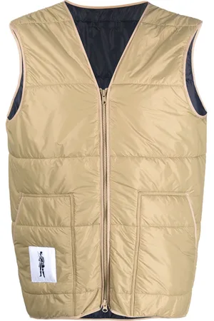 MACKINTOSH Chaleco acolchado con cuello en V