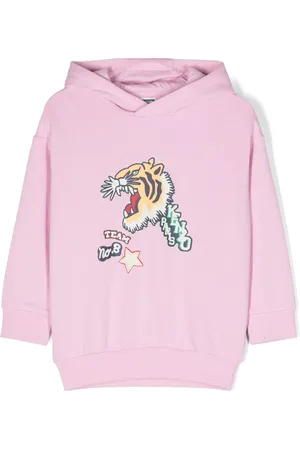 Kenzo Sudadera con capucha y motivo de tigre