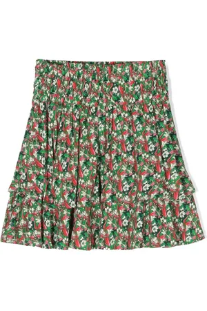 Zadig & Voltaire Falda a capas con estampado floral